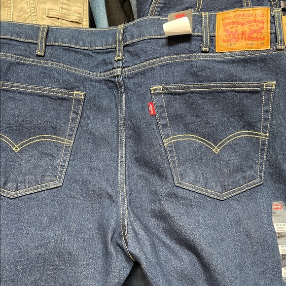 Levi's 510™ Skinny Jeans in Indigo Blue with Contrast Stitching - Picture 5 of 6